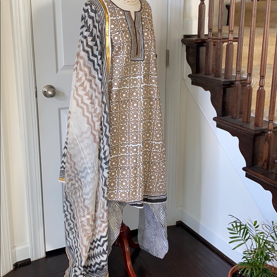 Stunning 3pc Cotton Salwar Kameez Pure Cotton Nwot